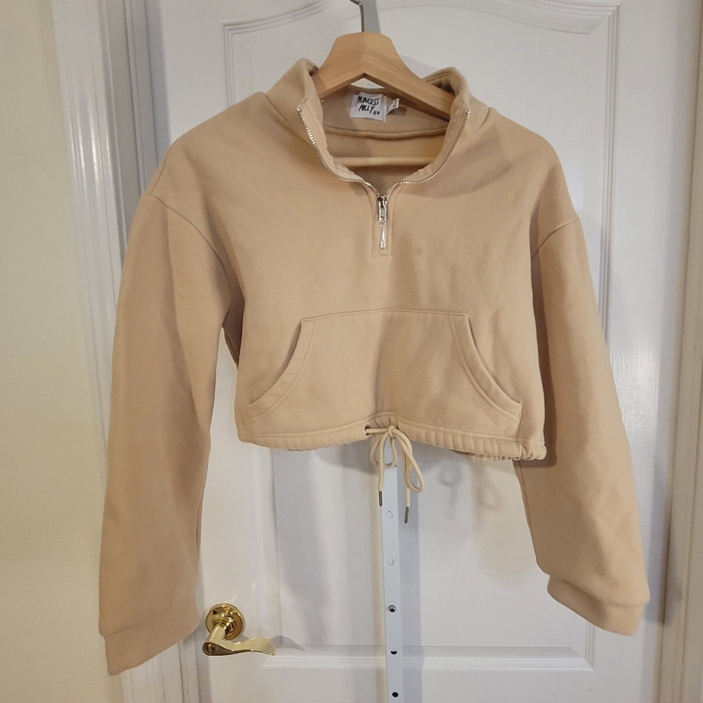 Princess Polly Cropped Zipup Size 4